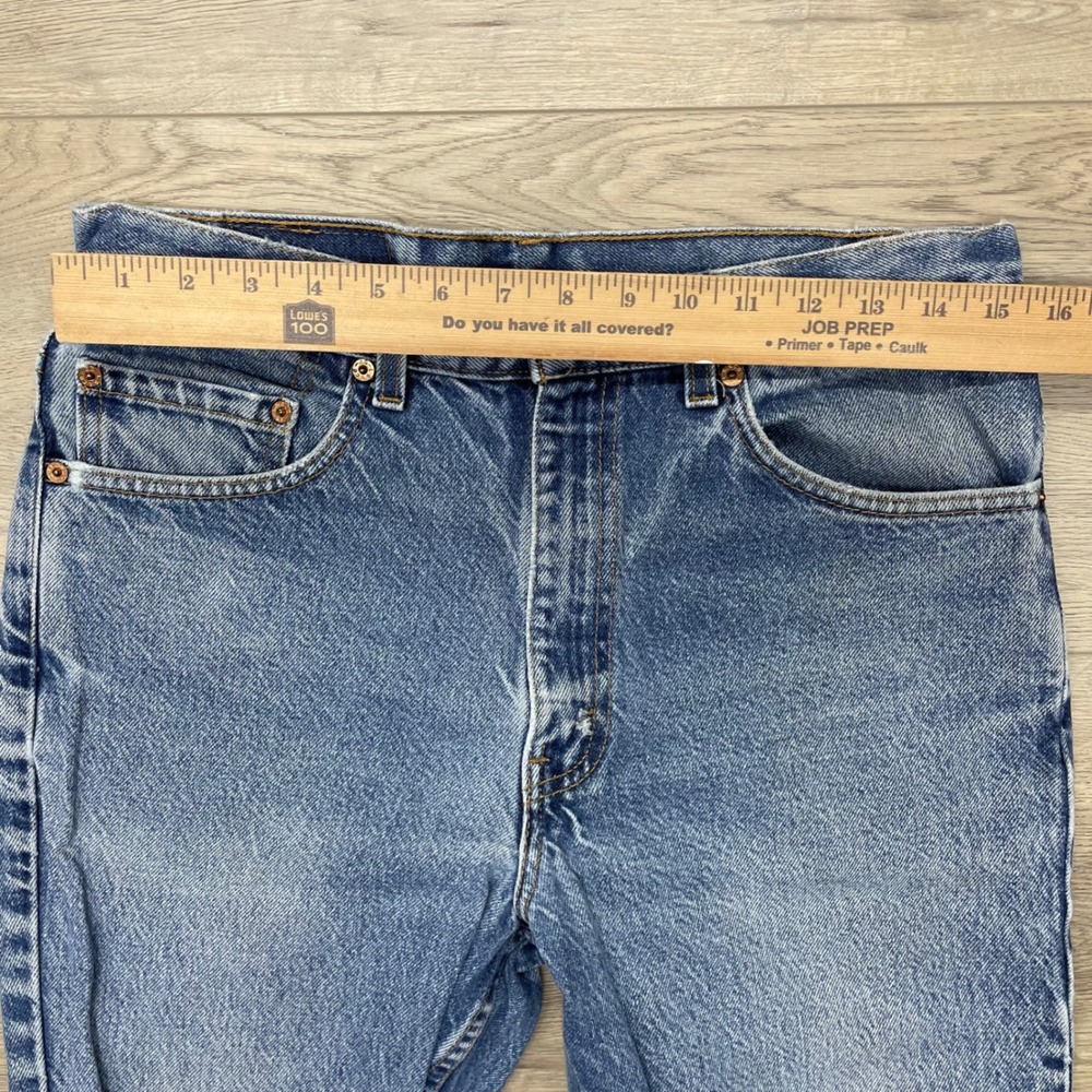 Levi's 517 Boot Cut Jeans Mens 34x32 Blue Vintage USA Made Denim - Picture 2 of 12